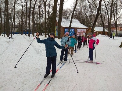 Специальное занятие по лыжной подготовке 