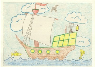 Выставка детских рисунков «Военно-морской флот - наша сила»