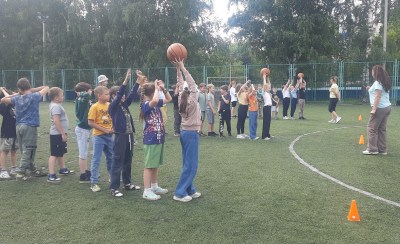 Спортивный праздник в пришкольном лагере