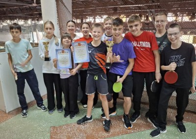 Соревнования по настольному теннису в рамках Спартакиады школьников Ленинского района