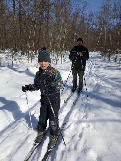 Поход выходного дня на лыжах