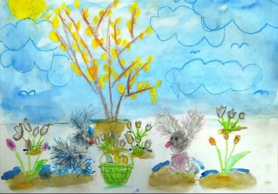 Конкурс рисунков «Пришла весна»